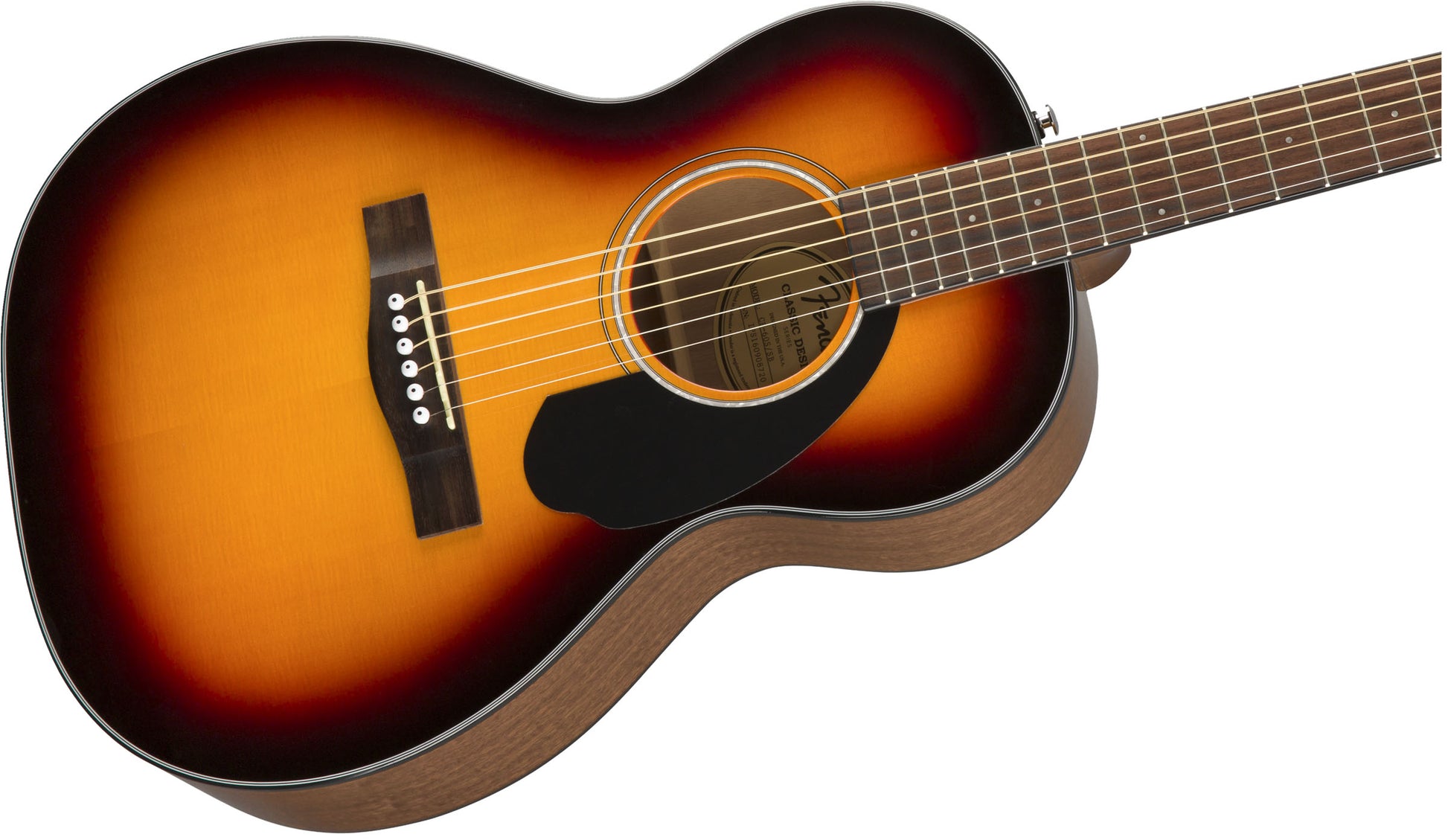 Fender CP60S WN Guitarra Acústica Parlor 3 Colores Sunburst 4