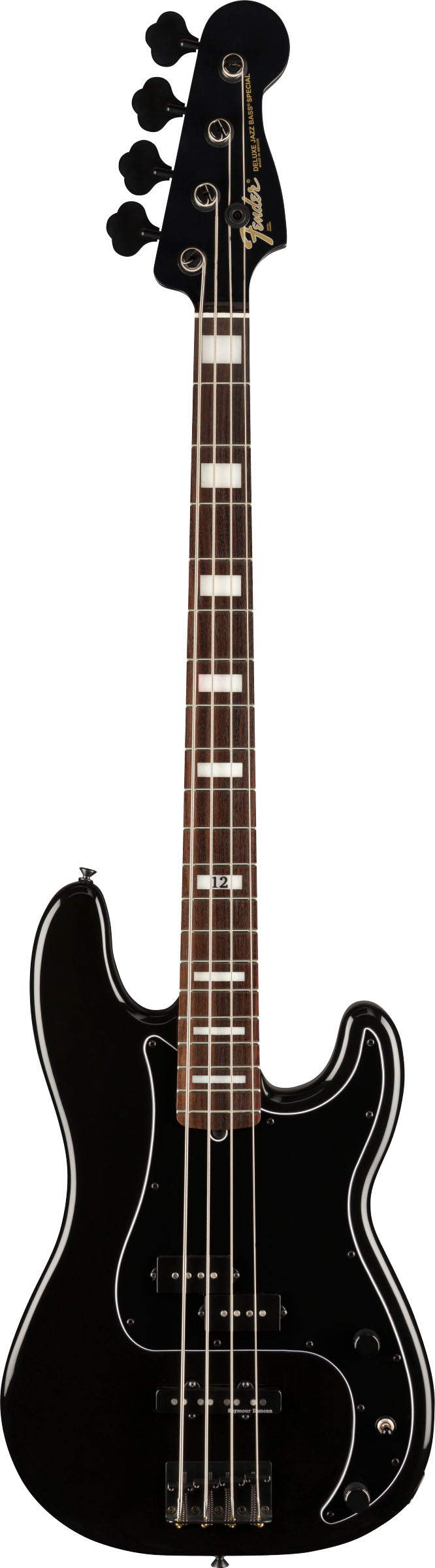 Fender Duff MCkagan Deluxe Precision Bass RW Bajo Eléctrico Negro 1