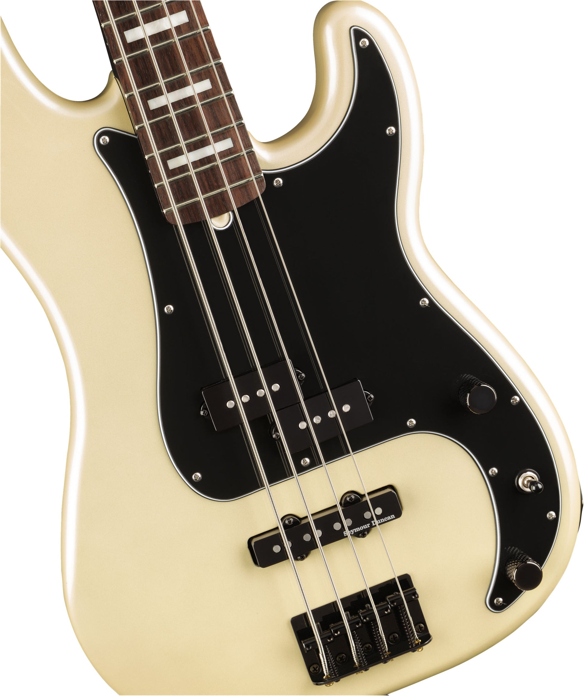 Fender Duff MCkagan Deluxe Precision Bass RW Bajo Eléctrico White Pearl 4