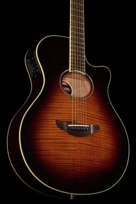 Yamaha APX 600 FM TBS Guitarra Electroacústica Tobacco Brown Sunburst 9