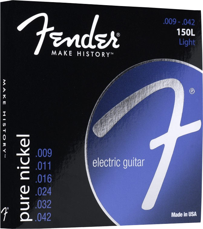 Fender 0730150403 150L Pure Nickel Ball End Juego Cuerdas Eléctrica 009-042 1