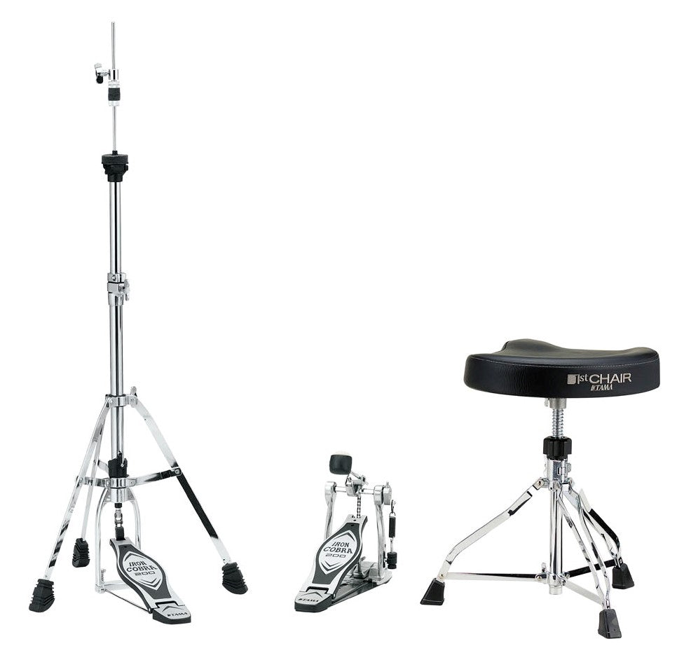 Tama HED3G Pack Batería Pedal de Bombo + Soporte de Hi Hat y Asiento 1