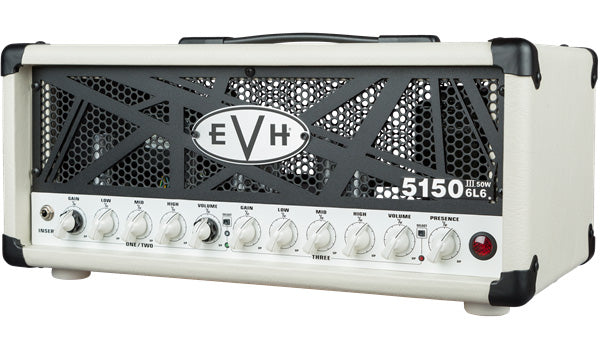 EVH 5150III 6L6 Head Ivory Cabezal Amplificador Guitarra Blanco 3