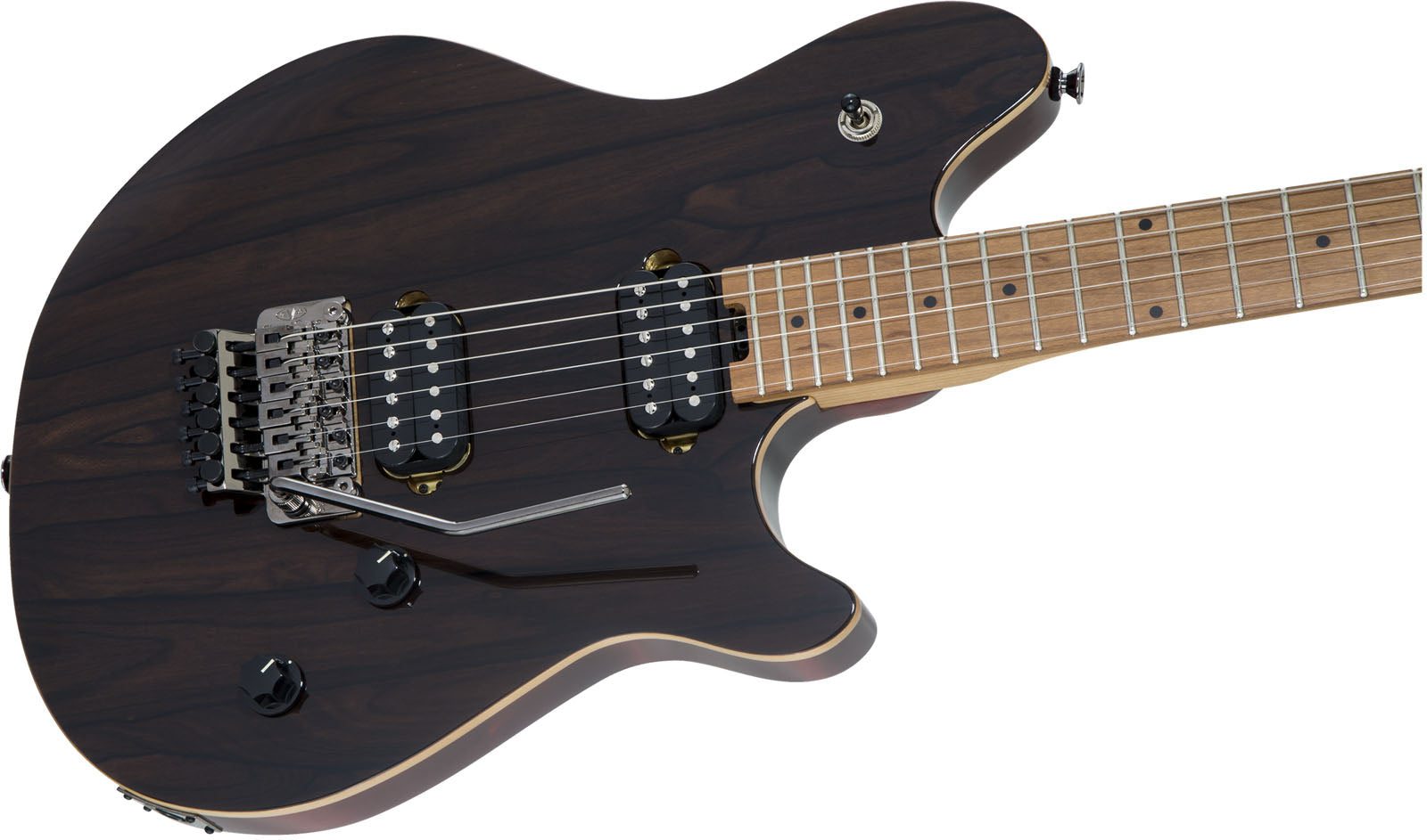 EVH Wolfgang Standard Exotic Ziricote BKD MN Guitarra Eléctrica Natural 5