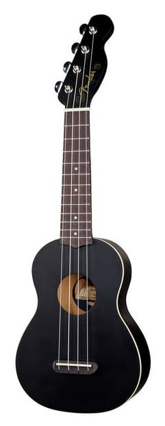 Fender Venice Ukelele Soprano Negro 2