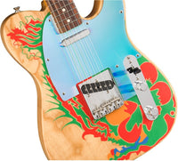 Fender Jimmy Page Telecaster RW Guitarra Eléctrica Natural Dragon 4