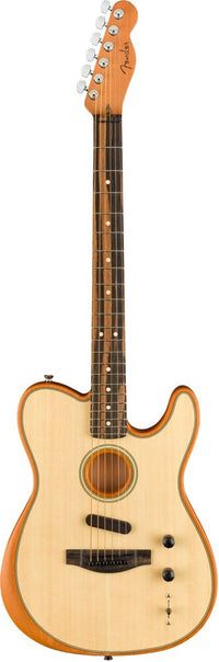 Fender American Acoustasonic Telecaster Guitarra Electroacústica Natural 1