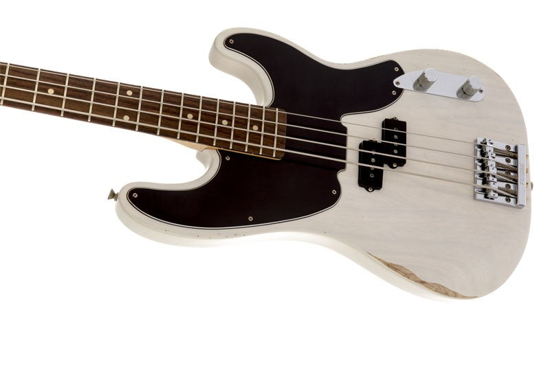 Fender Mike Dirnt Road Worn Precision Bass RW Bajo Eléctrico White Blonde 5