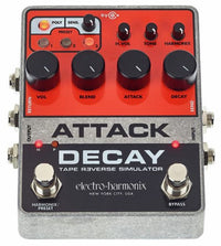 Electro Harmonix Attack Decay Tape Reverse Simulator Pedal 3