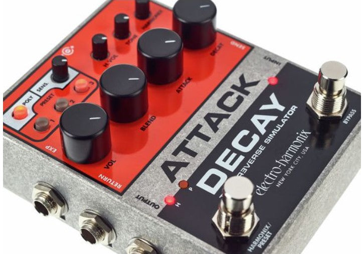 Electro Harmonix Attack Decay Tape Reverse Simulator Pedal 12