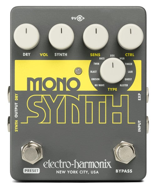 Electro Harmonix Guitar Mono Synth Pedal Sintetizador Guitarra 13