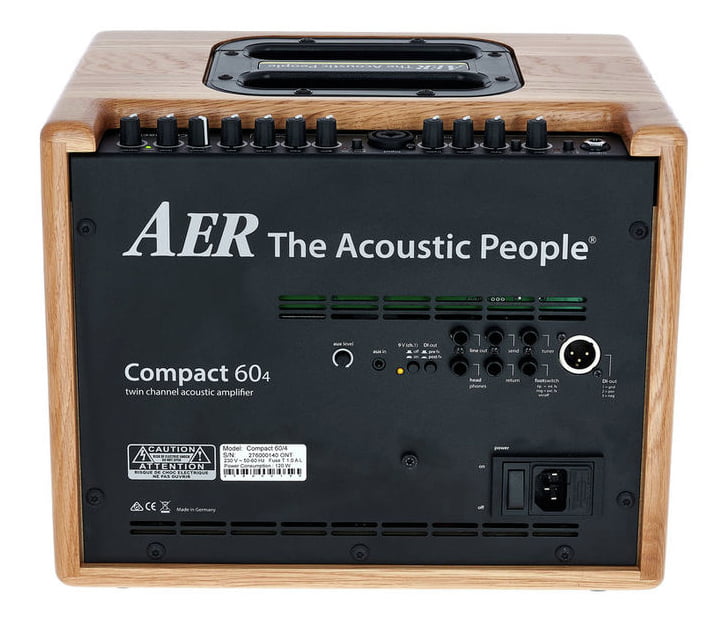 AER Compact 60 IV OAK Amplificador Guitarra Acústica Roble 6