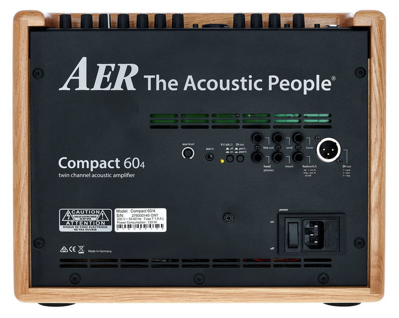 AER Compact 60 IV OAK Amplificador Guitarra Acústica Roble 8