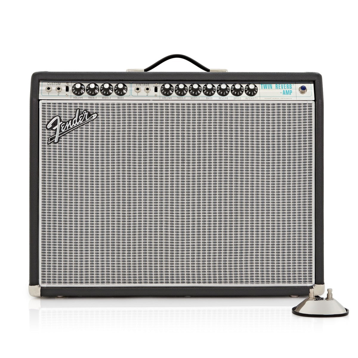 Fender 68 Custom Twin Reverb Amplificador Guitarra 8