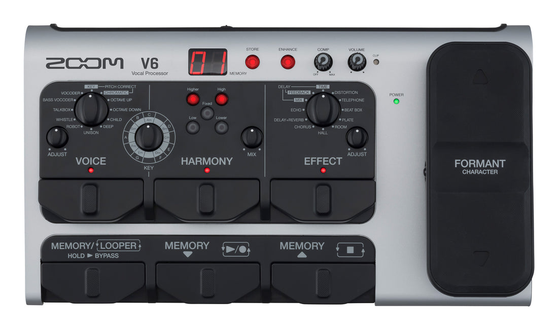 Zoom V6SP Pedalera Multiefectos para Voz 1