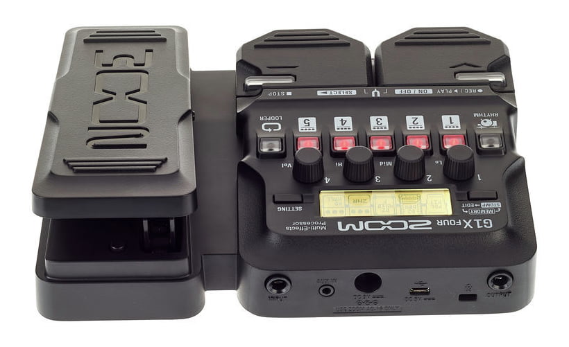 Zoom -Pack- G1X Four Pedalera Guitarra con Alimentador