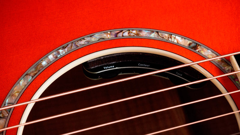 Taylor Doyle Dykes Signature Guitarra Electroacústica Gran Auditorio Translucent Orange 3