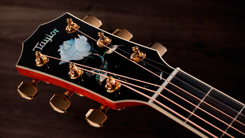 Taylor Doyle Dykes Signature Guitarra Electroacústica Gran Auditorio Translucent Orange 5