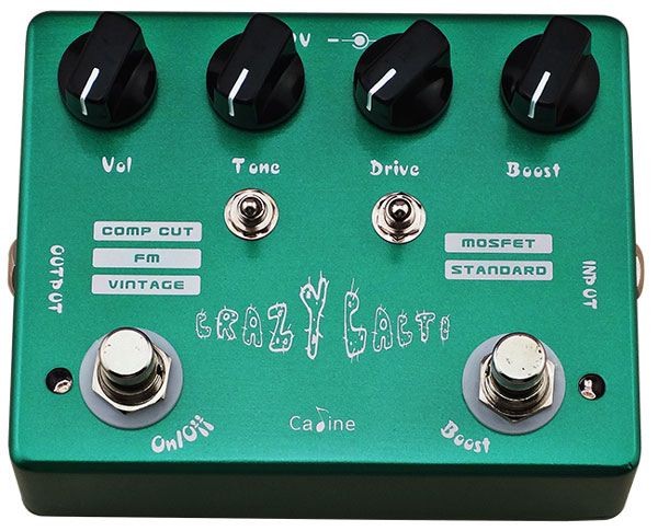 Caline CP20 Crazy Cacti Pedal Overdrive Boost Guitarra 1