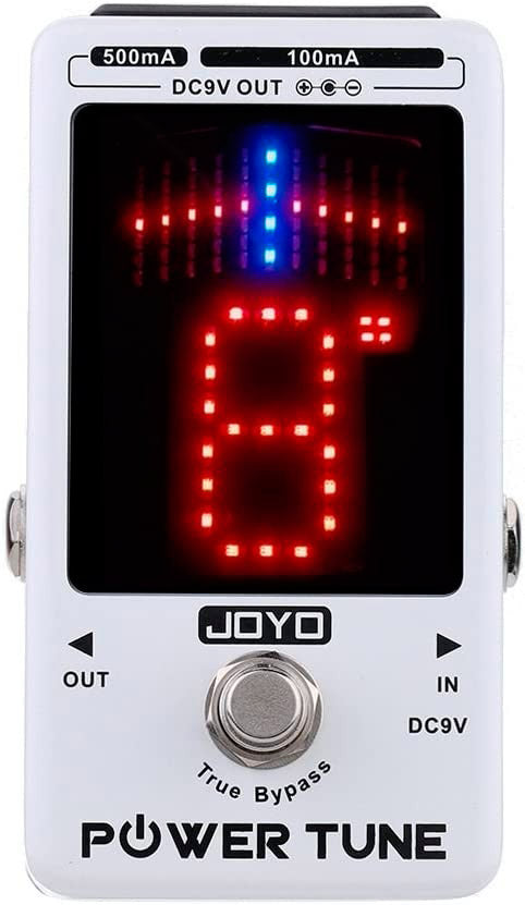 Joyo JF-18R Powertune Pedal Afinador con Salidas para Alimentar 8 Pedales 1