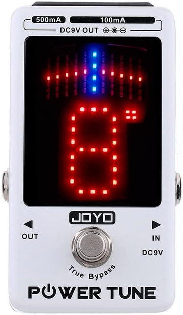 Joyo JF-18R Powertune Pedal Afinador con Salidas para Alimentar 8 Pedales 1