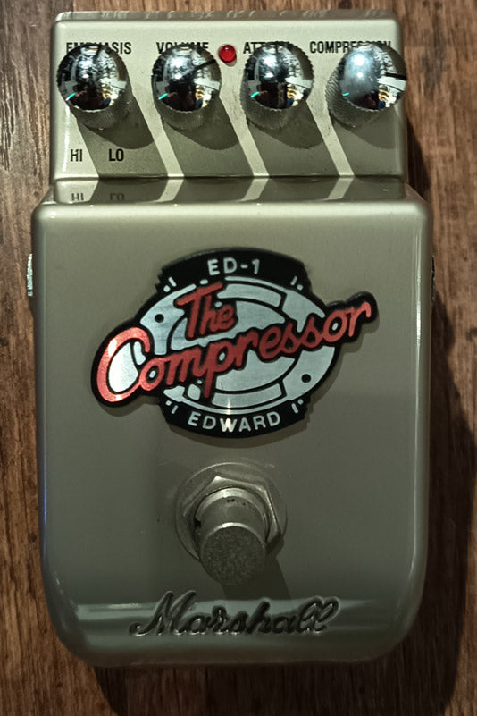 Marshall ED1 Compressor Pedal Compresor. Demo 1