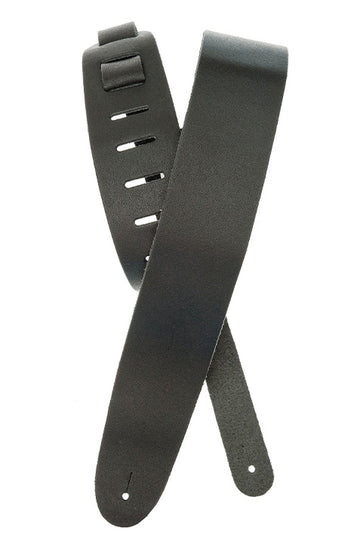 Daddario 25BL00 Correa Guitarra Cuero Negra 1