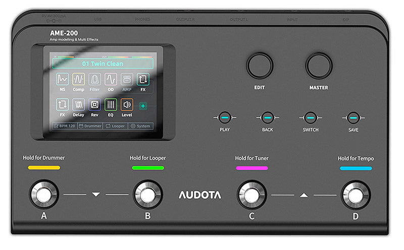 Audota AME200 Pedalera Multiefectos Guitarra 1