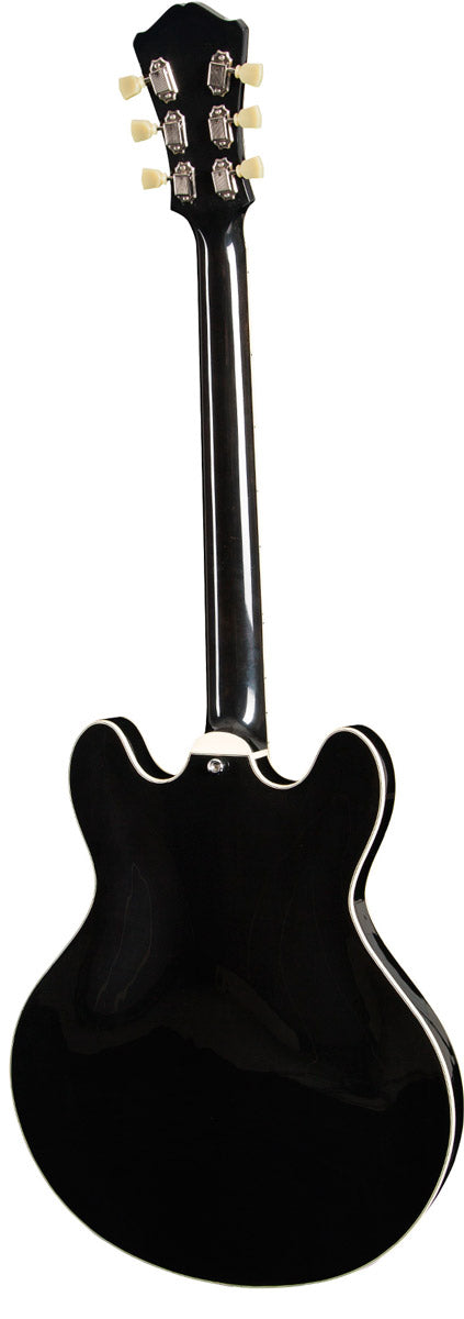 Eastman T486 BK Archtop Thinline Guitarra Eléctrica Negra 2