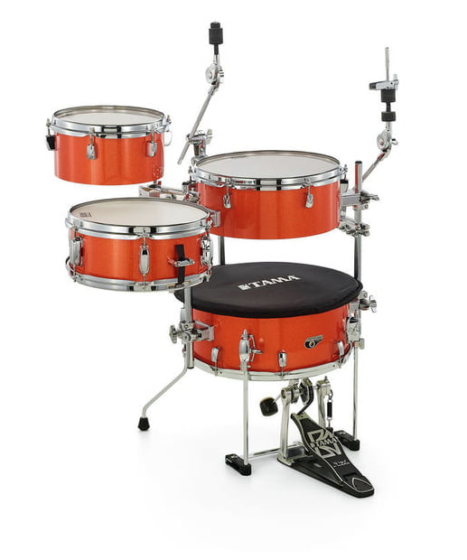 Tama CJB46C BOS Cocktail-Jam Kit Batería Acústica Compacta Bright Orange Sparkle 1