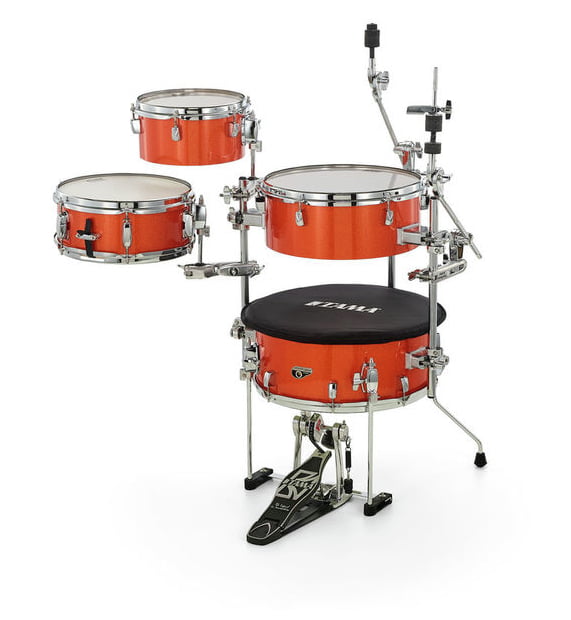 Tama CJB46C BOS Cocktail-Jam Kit Batería Acústica Compacta Bright Orange Sparkle 3