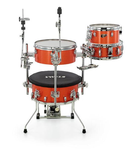 Tama CJB46C BOS Cocktail-Jam Kit Batería Acústica Compacta Bright Orange Sparkle 4