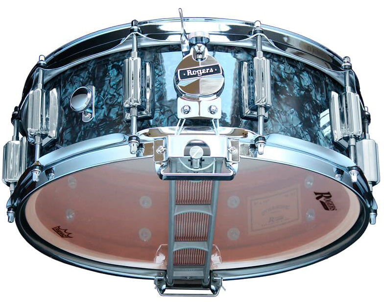 Rogers NO36 BP Beavertail Dyna Sonic Caja Batería 14x5 Black Diamond Pearl 2