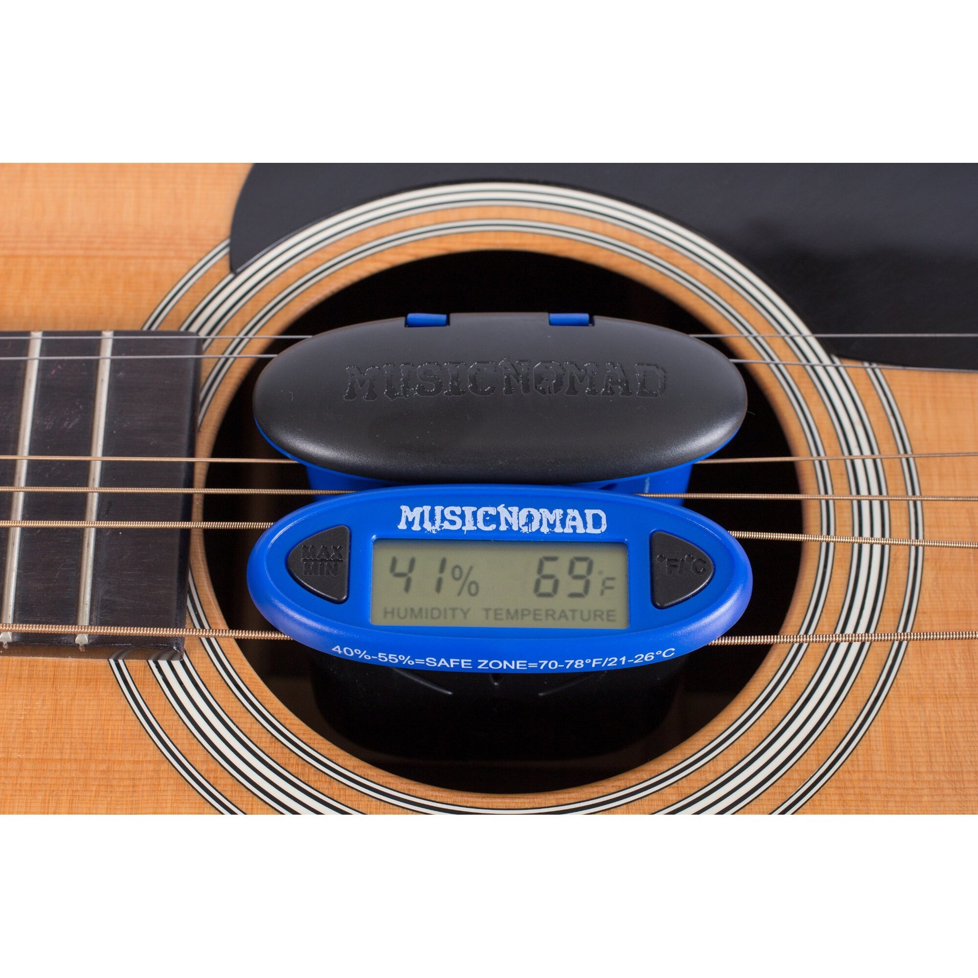 Musicnomad MN306 Medidor de Temperatura y Humedad para Guitarra 4