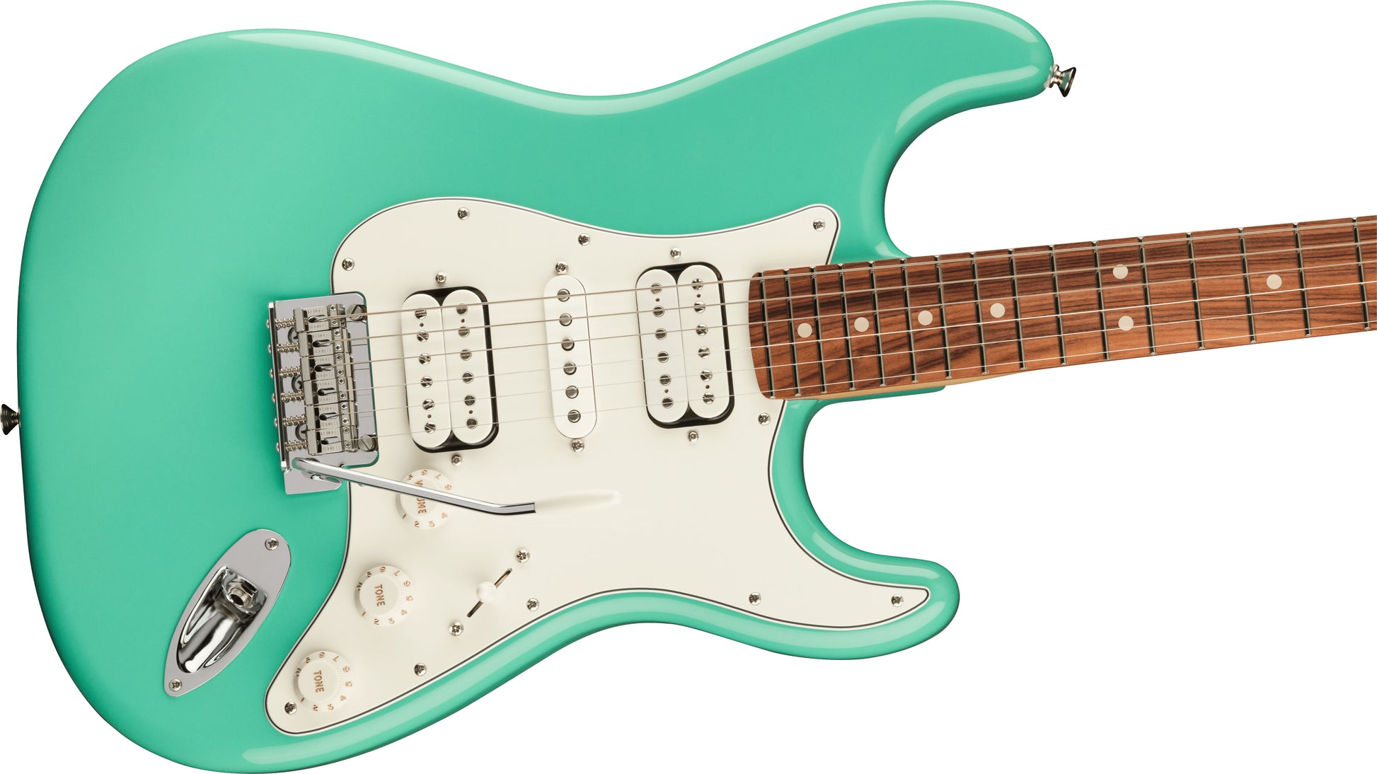 Fender Player Stratocaster HSH PF Guitarra Eléctrica Sea Foam Green 3