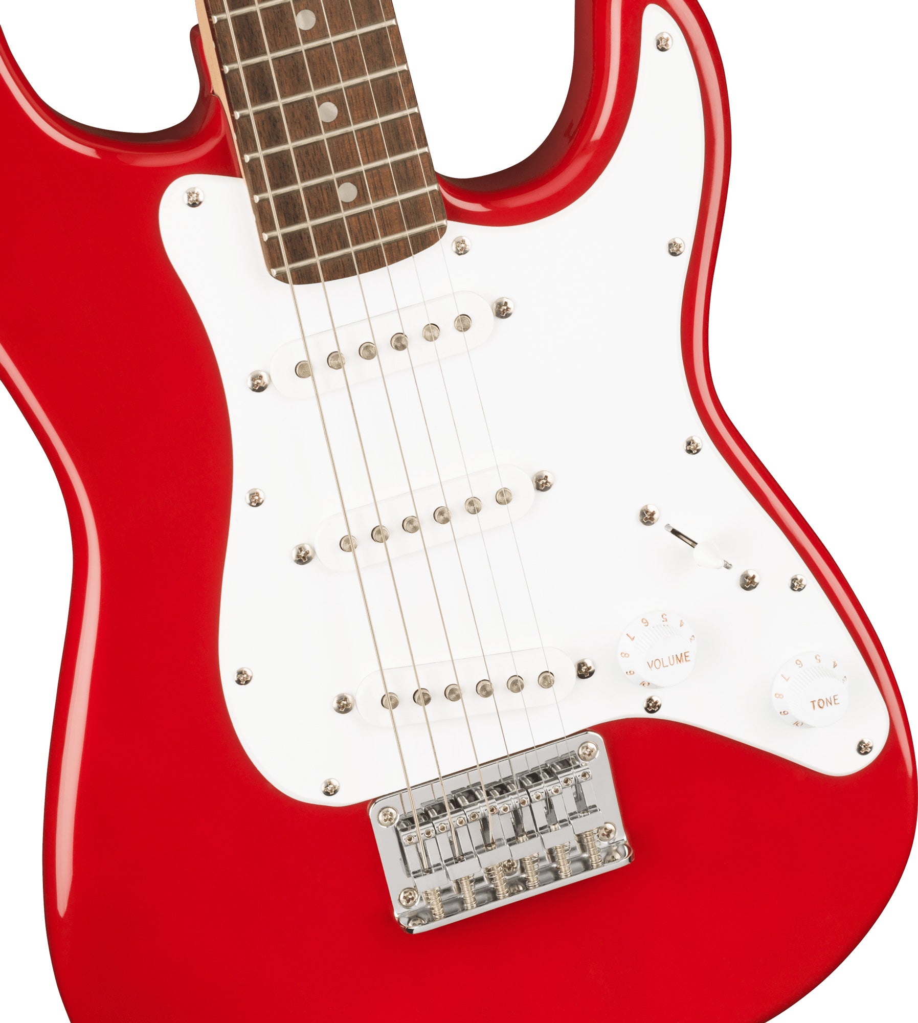 Squier Mini Stratocaster V2 IL Guitarra Eléctrica Dakota Red 4