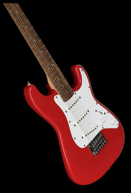 Squier Mini Stratocaster V2 IL Guitarra Eléctrica Dakota Red 11