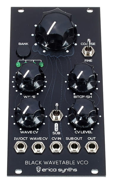 Erica Synths Black Wavetable VCO Módulo 3