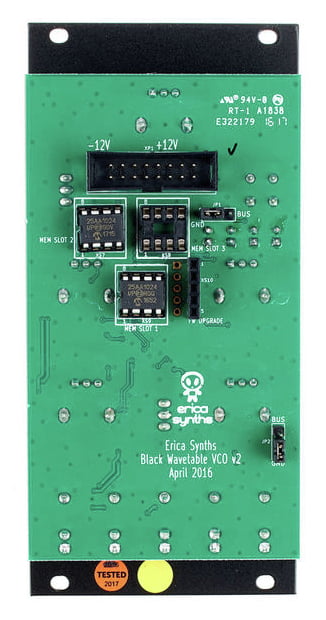 Erica Synths Black Wavetable VCO Módulo 6