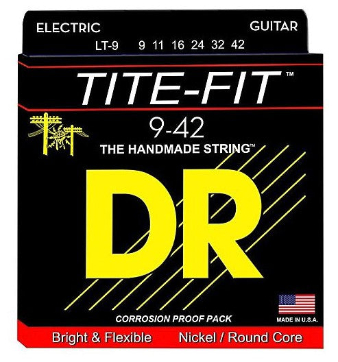 DR LT-9 Tite Fit Juego Cuerdas Guitarra Eléctrica 009-042 1