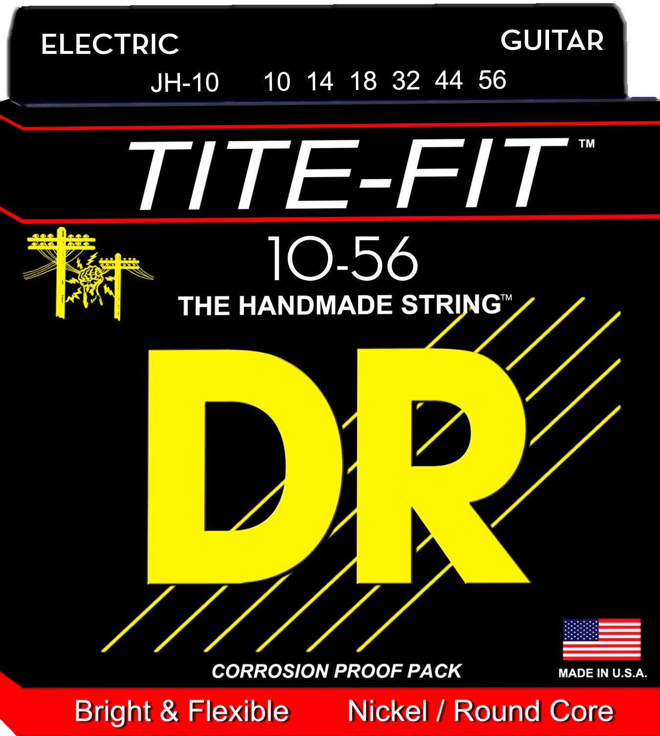 DR JH10 Jeff Heale Tite Fit Juego Cuerdas Guitarra Eléctrica 010-056 1