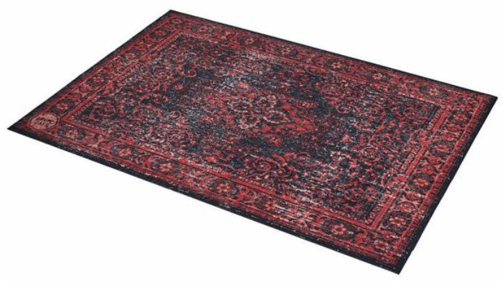 Drum N Base VP130-RBL Black Red Alfombra para Batería 130X90cm 2