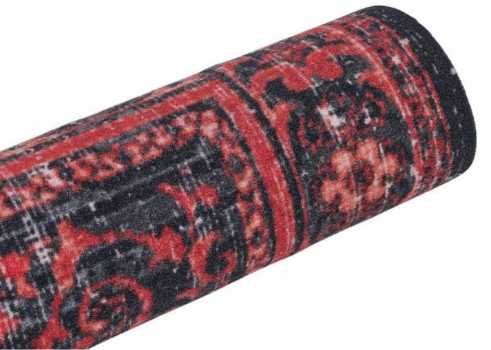 Drum N Base VP130-RBL Black Red Alfombra para Batería 130X90cm 6