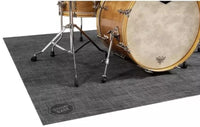 Drum N Base WVN-BBL Back In Black Woven Alfombra para Batería 185X160cm 6