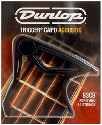 Dunlop 83CB Cejilla Curva Trigger Negra 6