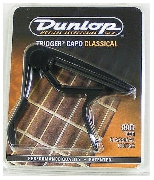 Dunlop 88B Cejilla Guitarra Española Negra 4