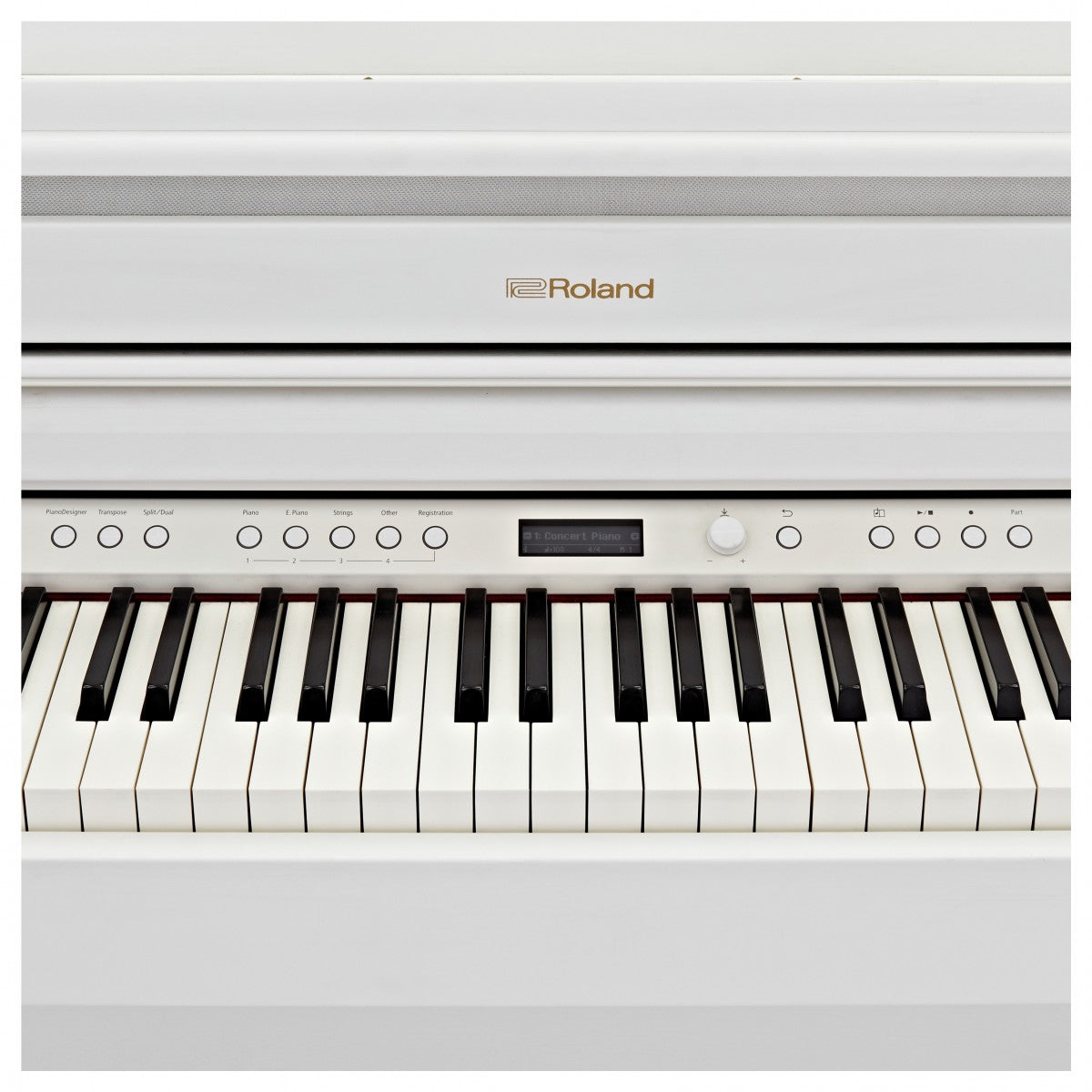 Roland HP704 WH Piano Digital Blanco 11