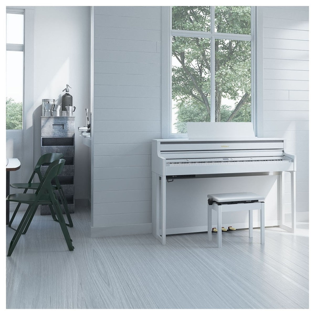 Roland HP704 WH Piano Digital Blanco 24