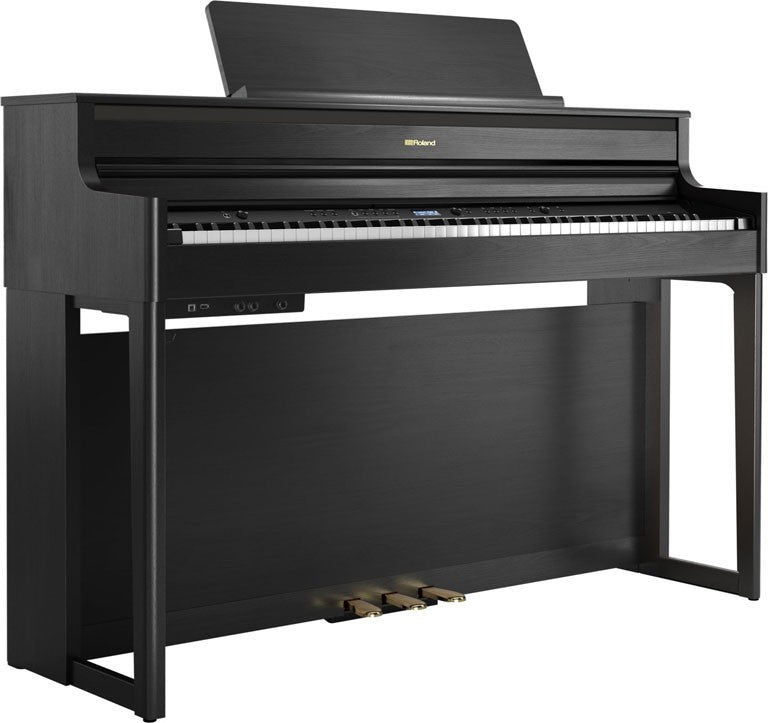 Roland HP704 CH Piano Digital Charcoal Black 1