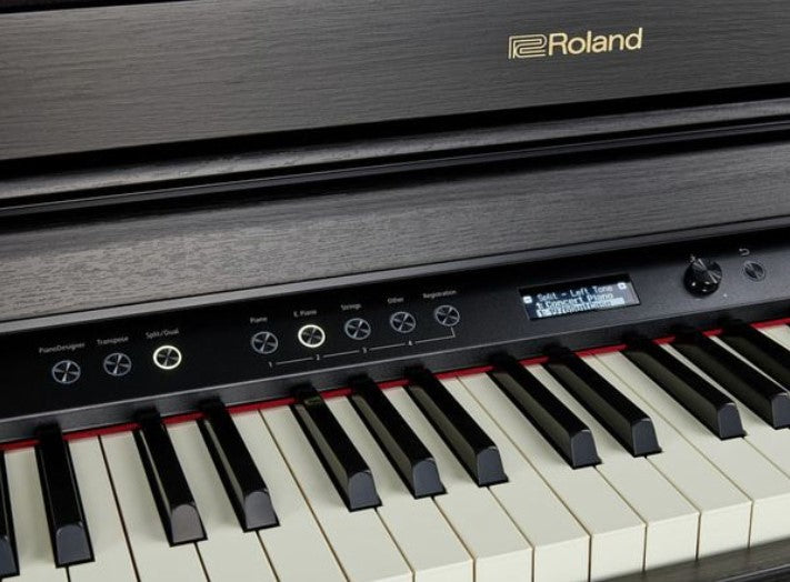 Roland HP704 CH Piano Digital Charcoal Black 11